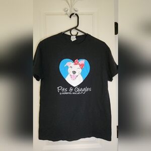 Cute Pit Bull Maternity Dog Rescue Shirt